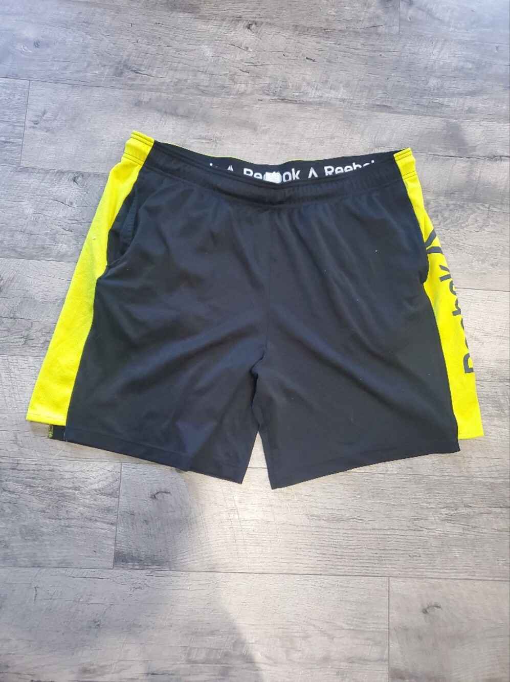 Black And Gold Reebok Shorts 3xl